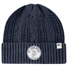 Load image into Gallery viewer, Affirmative Washed Rib Knit Beanie Navy
