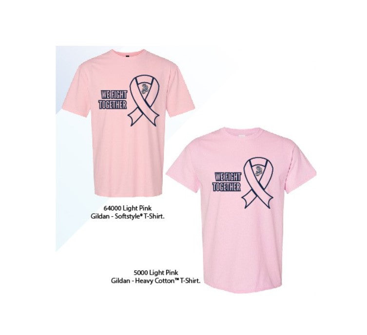 WE FIGHT TOGETHER Breast Cancer Awareness T-shirt