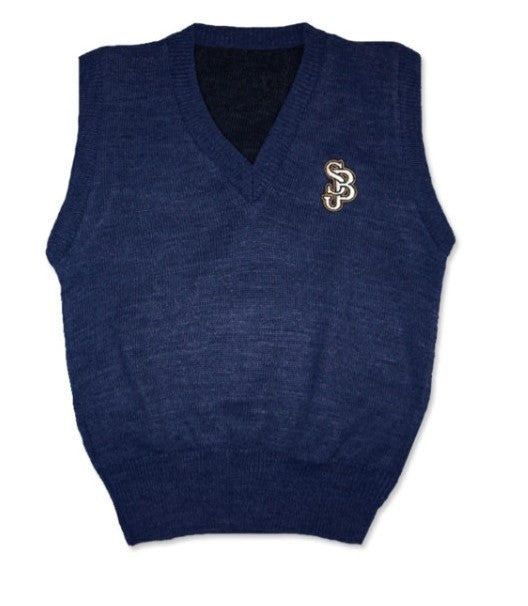 SWEATER VEST WITH SJB EMBROIDERED LOGO