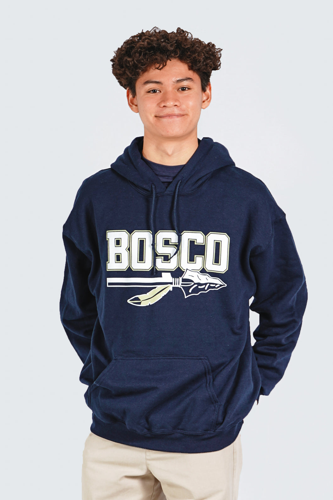 Bosco (Gold/White) Classic Spear Hooded Sweatshirt